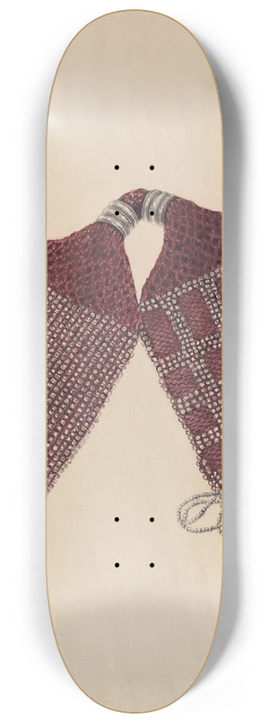 American 20th Century - Purse 8.25 inch art skate deck