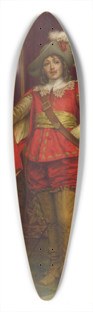 Frdric Soulacroix - The Cavalier 39.3 inch art pintail longboard deck