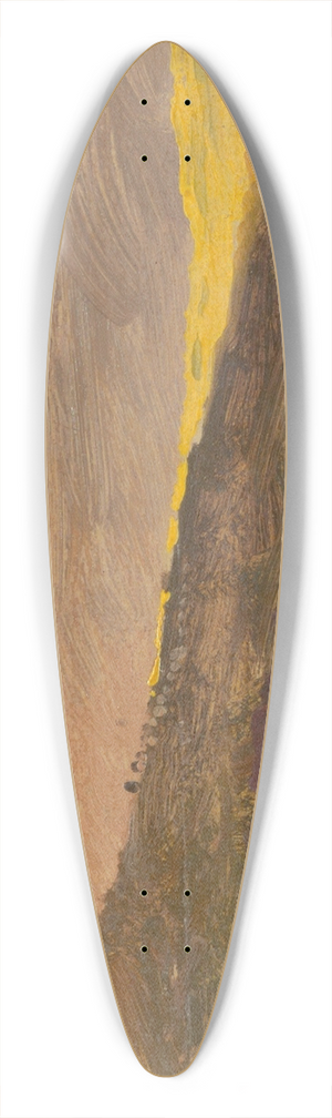 Frederic Edwin Church - Hillside 39.3 inch art pintail longboard deck