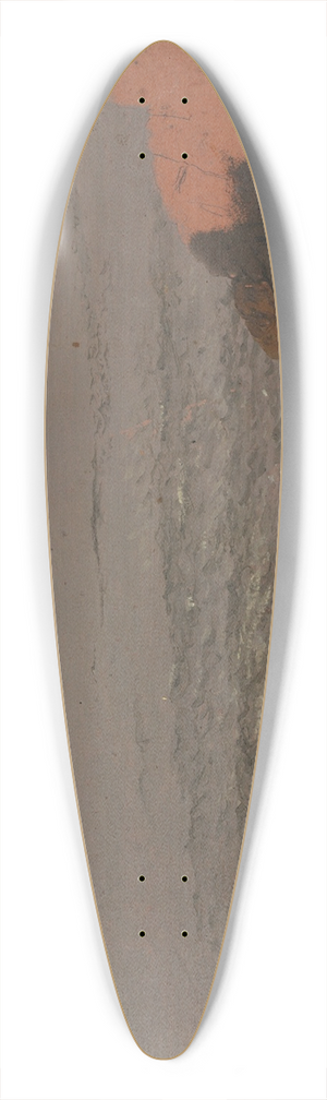 Frederic Edwin Church - Maine Coast 39.3 inch art pintail longboard deck