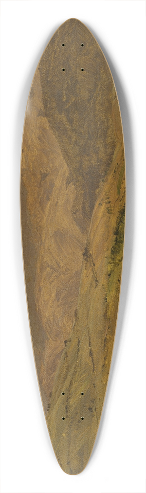Frederic Edwin Church - Mount Chimborazo, Ecuador 39.3 inch art pintail longboard deck