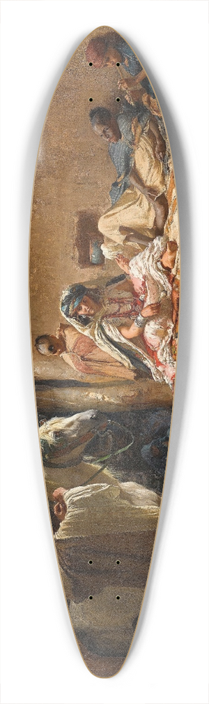 Frederick Arthur Bridgman - An Interior In Biskra 39.3 inch art pintail longboard deck