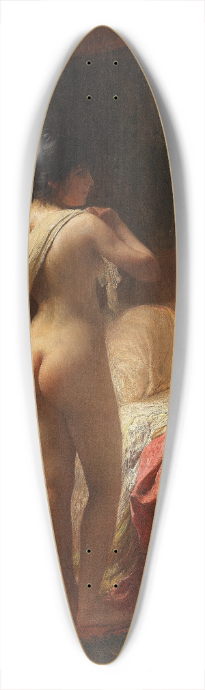 Frederick Arthur Bridgman - Aprs le bain 39.3 inch art pintail longboard deck