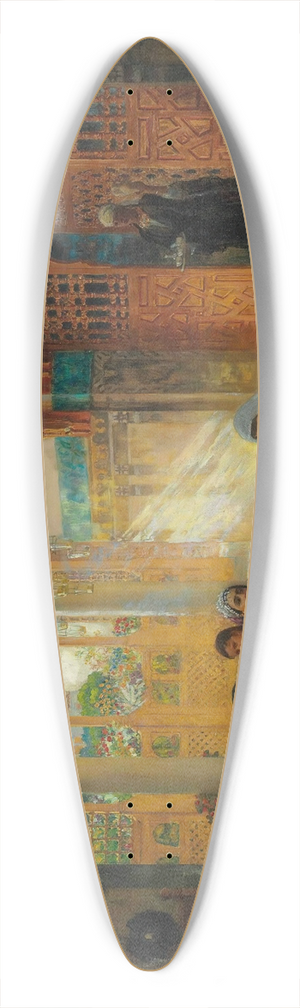 Frederick Arthur Bridgman - Interieur dun palais Arabe 39.3 inch art pintail longboard deck