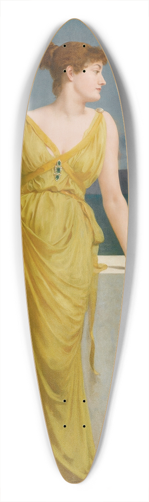 Frederick Goodall - Mrs. Charles Kettlewell 39.3 inch art pintail longboard deck