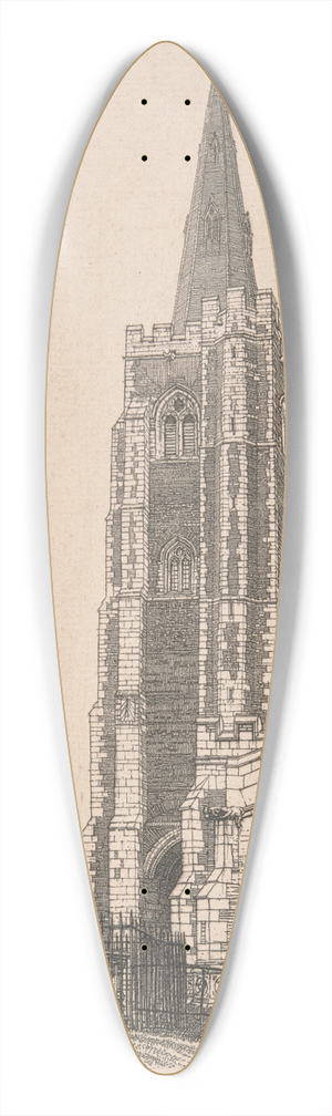 Frederick Landseer Maur Griggs - St. Wendreds, March 39.3 inch art pintail longboard deck