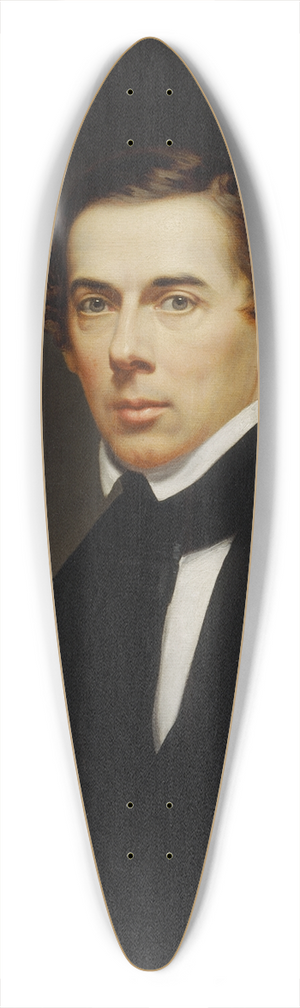 Frederick Randolph Spencer - Self-Portrait 39.3 inch art pintail longboard deck