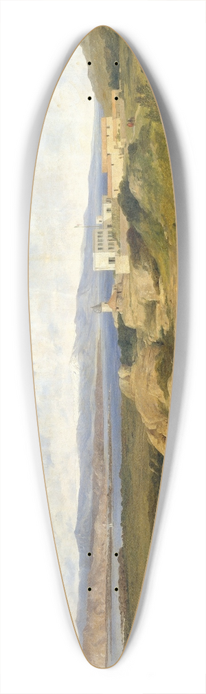 Frederick Richard Lee - General Garibaldis Residence at Caprera 39.3 inch art pintail longboard deck