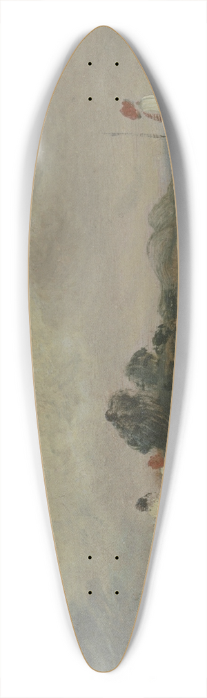 Frederick Waters Watts - Haymakers Resting 39.3 inch art pintail longboard deck