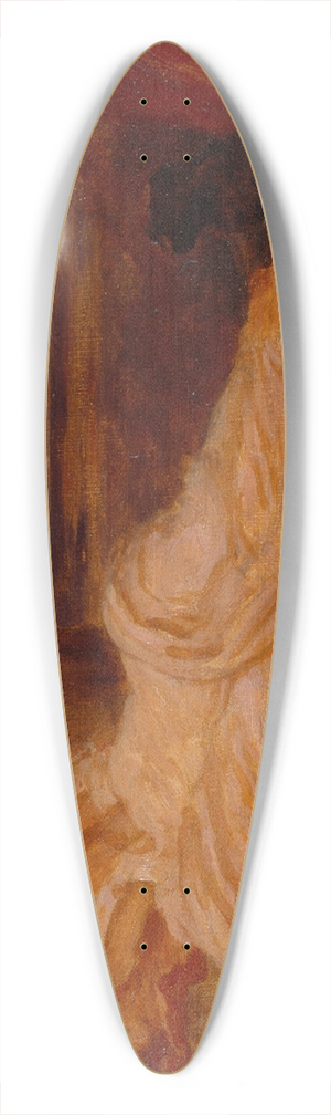 Frederic Leighton - Colour study for Cymon and Iphigenia 39.3 inch art pintail longboard deck