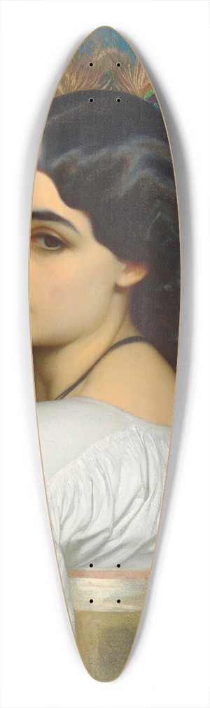Frederic Leighton - Pavonia 39.3 inch art pintail longboard deck
