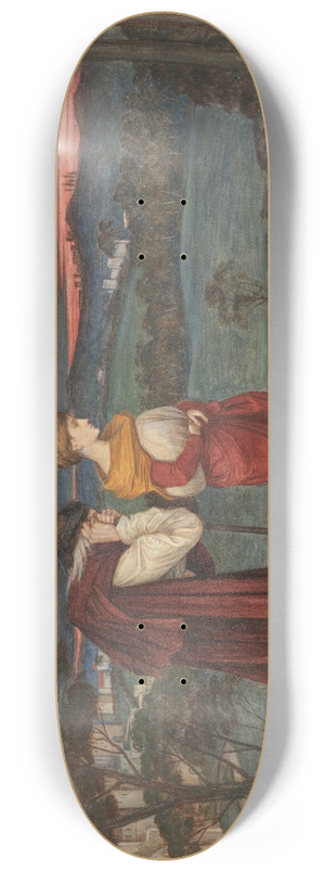 John Roddam Spencer Stanhope - Age and beauty 8.25 inch art skate deck