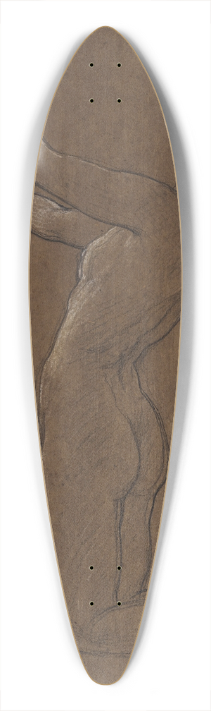 Frederic Leighton - Study For Clytie 39.3 inch art pintail longboard deck