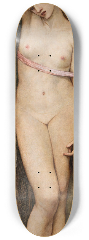 John Roddam Spencer Stanhope - Andromeda 8.25 inch art skate deck