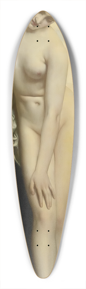 Frederic Leighton - Venus Disrobing For The Bath 39.3 inch art pintail longboard deck
