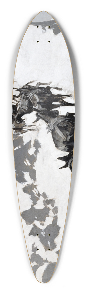 Frederic Remington - The Mule Pack 39.3 inch art pintail longboard deck