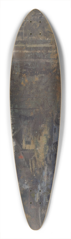 Frederik Collett - From Sandvikselven 39.3 inch art pintail longboard deck