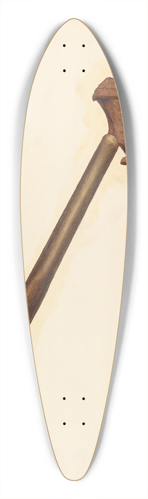 Fred Hassebrock - Branding Iron 39.3 inch art pintail longboard deck