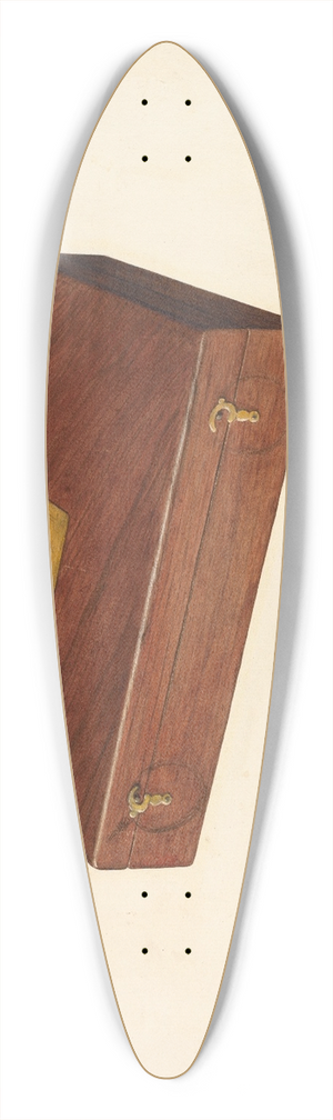 Fred Hassebrock - Drawing Instrument Box 39.3 inch art pintail longboard deck