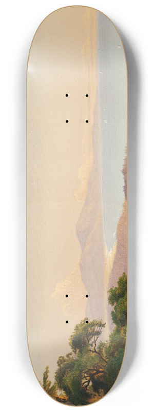 John Ross Key - Santa Cruz Mts., Monterey Bay, Pacific Ocean 8.25 inch art skate deck