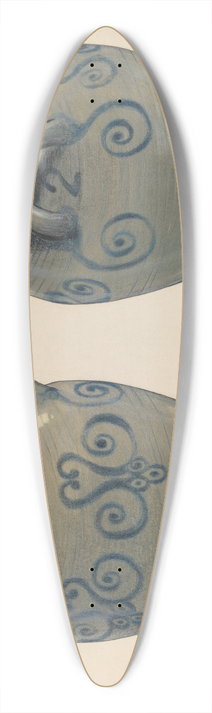 Fred Weiss - Crock 39.3 inch art pintail longboard deck