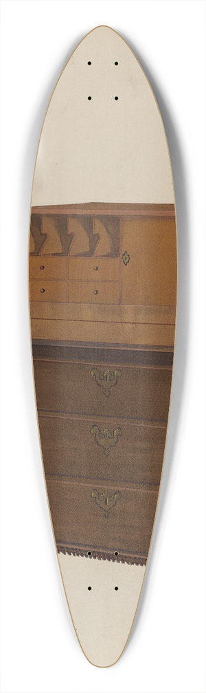 Fred Weiss - Desk 39.3 inch art pintail longboard deck