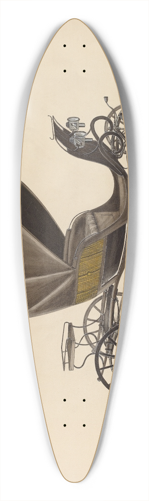 Fred Weiss - Phaeton 39.3 inch art pintail longboard deck