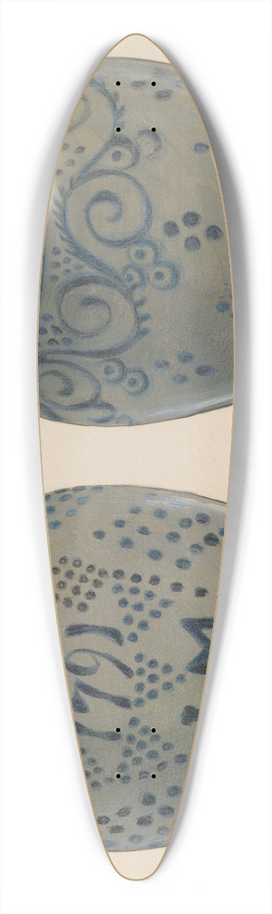 Fred Weiss - Stoneware Vase 39.3 inch art pintail longboard deck