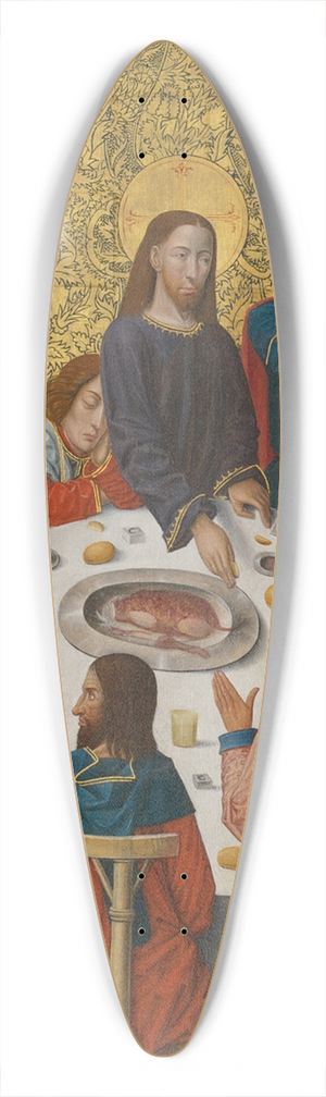 French School - The Last Supper 39.3 inch art pintail longboard deck