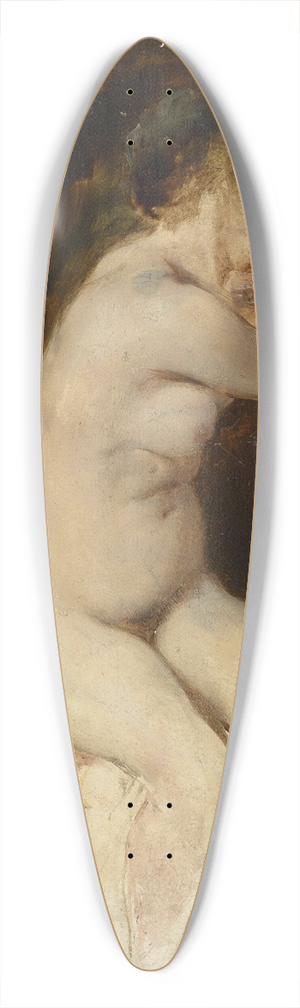 Friedrich August von Kaulbach - Aktstudie 39.3 inch art pintail longboard deck
