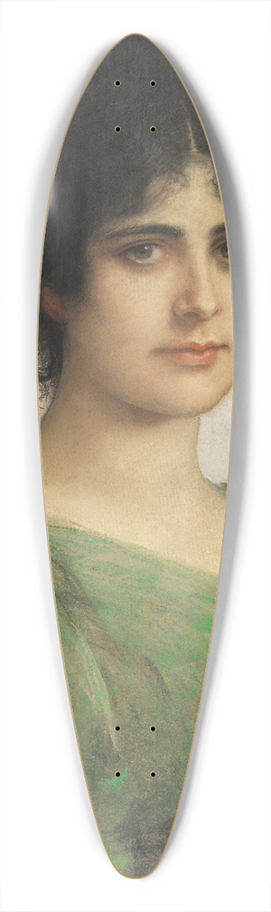 Friedrich August von Kaulbach - Portrt einer Dame (Berta Riedinger-Ort) 39.3 inch art pintail longboard deck