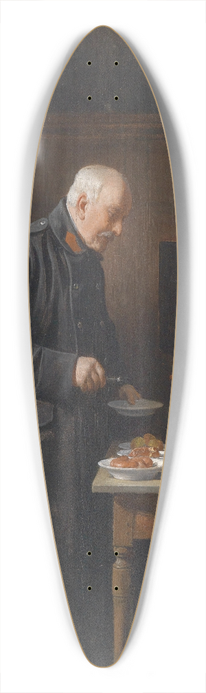 Friedrich Friedlnder - Schwere Wahl 39.3 inch art pintail longboard deck