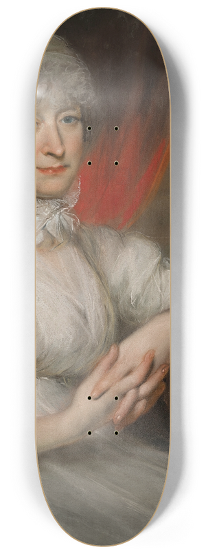 John Russell - Portrait of Anne Buck (1749-1832) of Ulley & Carnaby 8.25 inch art skate deck John Russell - Portrait of Anne Buck (1749-1832) of Ulley & Carnaby 8.25 inch art skate deck