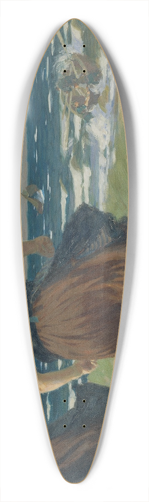 Friedrich Klein-Chevalier - Sturm 39.3 inch art pintail longboard deck