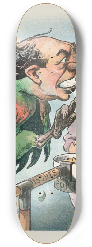John Samuel Pughe - A chattering nuisance 8.25 inch art skate deck