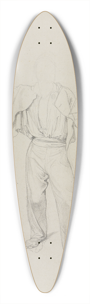 Friedrich Mosbrugger  - Studie zum Improvisator 39.3 inch art pintail longboard deck