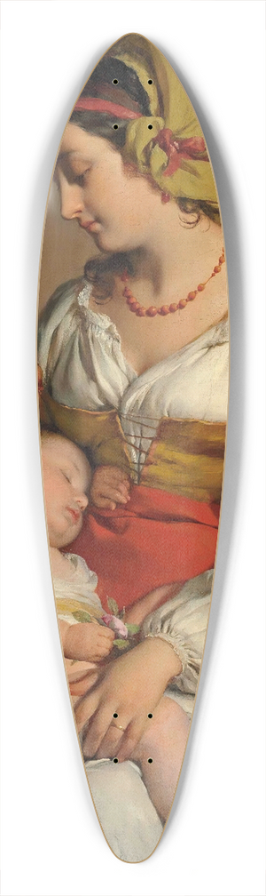 Friedrich von Amerling - Italienische Mutter mit Kind 39.3 inch art pintail longboard deck