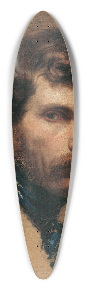 Friedrich von Amerling - Selbstportrt mit blauer Halsbinde 39.3 inch art pintail longboard deck