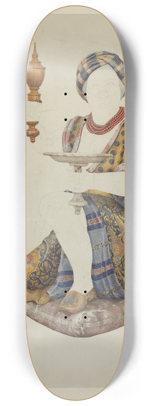 American 20th Century - Sculpture 8.25 inch art skate deck