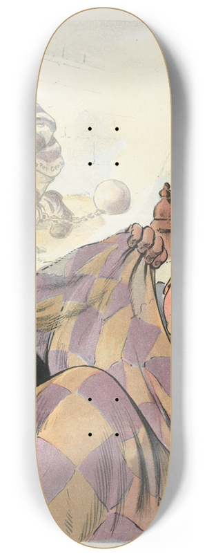 John Samuel Pughe - The trust promoters nightmare 8.25 inch art skate deck John Samuel Pughe - The trust promoters nightmare 8.25 inch art skate deck