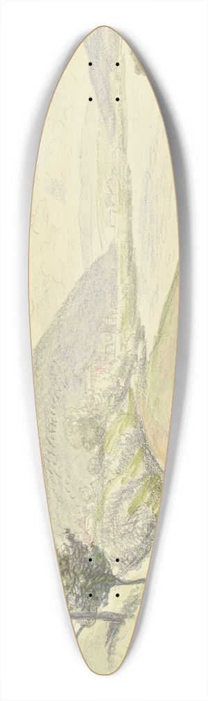 Fried Stern - Gemnden am Main 39.3 inch art pintail longboard deck
