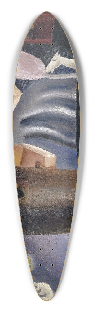 Frits van den Berghe - La Lys 39.3 inch art pintail longboard deck