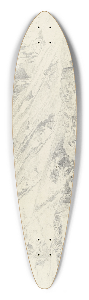 Fritz Bamberger - Toledo 39.3 inch art pintail longboard deck