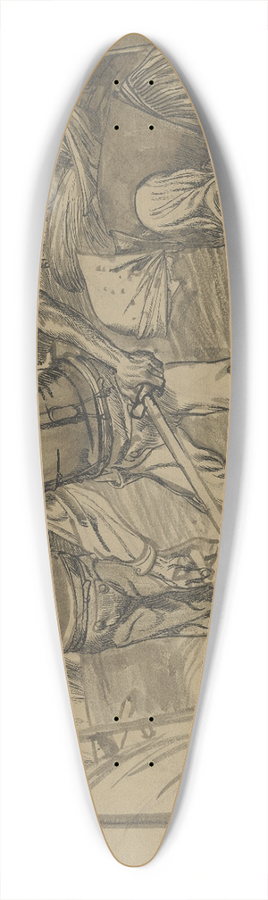 Fritz Boehle - Farmers mowing 39.3 inch art pintail longboard deck