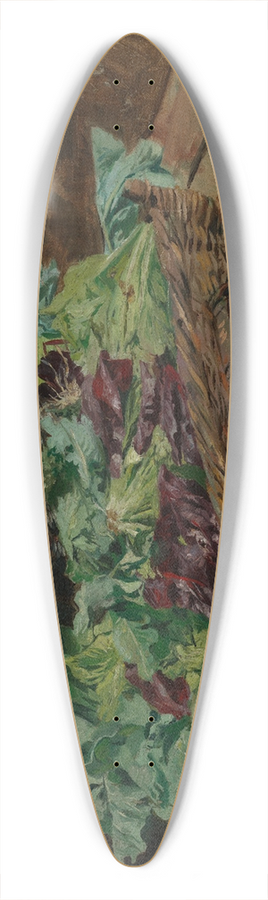 Fritz Boehle - Korb mit Gemse 39.3 inch art pintail longboard deck
