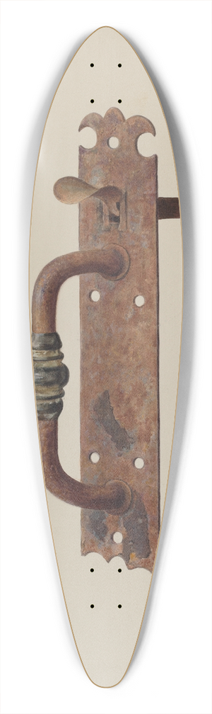 Fritz Boehmer - Door Latch 39.3 inch art pintail longboard deck