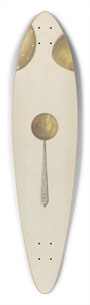 Fritz Boehmer - Kitchen Utensils 39.3 inch art pintail longboard deck
