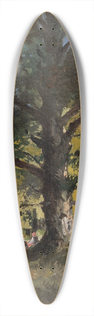 Fritz Halberg-Krauss - Picknick im Walde 39.3 inch art pintail longboard deck