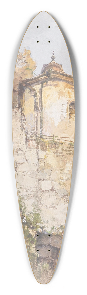 Fritz Lach - Mauthausen 39.3 inch art pintail longboard deck