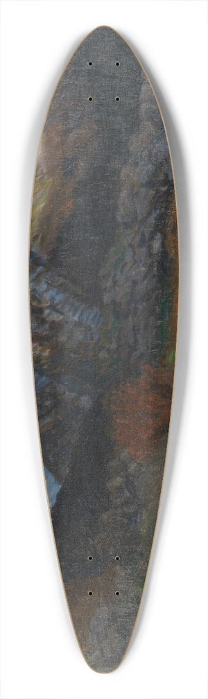 Fritz Overbeck - Bergkuppe im Engadin 39.3 inch art pintail longboard deck
